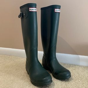 Tall Green Hunter Boots 8